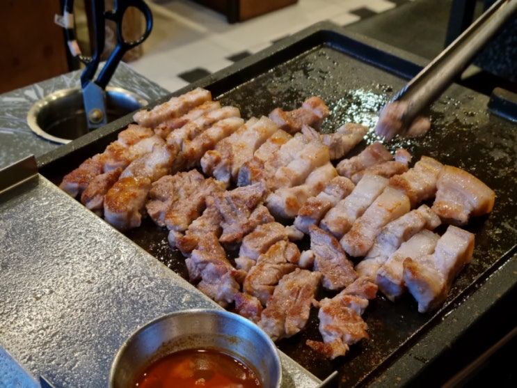  중계고기집 생고기를 초벌로 구워주는 고기맛집 - 고기를사랑하는집 feat. 중계동 주차팁