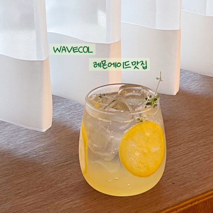  신상카페! 레몬에이드가 너무 맛있었던 이월드카페 WAVECOL(웨이브콜)