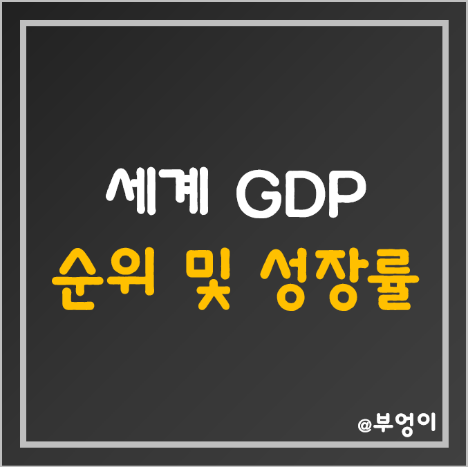 세계 GDP 순위, 비중, 성장률 및 흐름 (1인당 명목 GDP 순위) 세계 GDP 순위, 비중, 성장률 및 흐름 (1인당 명목 GDP 순위)