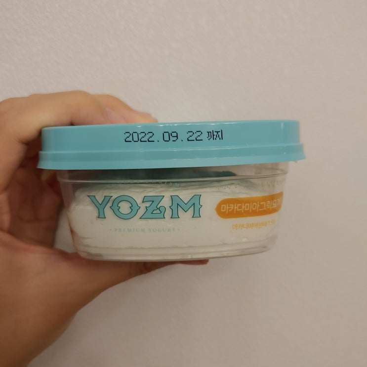 카톡 생일선물 추천하기 5편-yozm 요즘 마카다미아 그릭요거트의 맛!