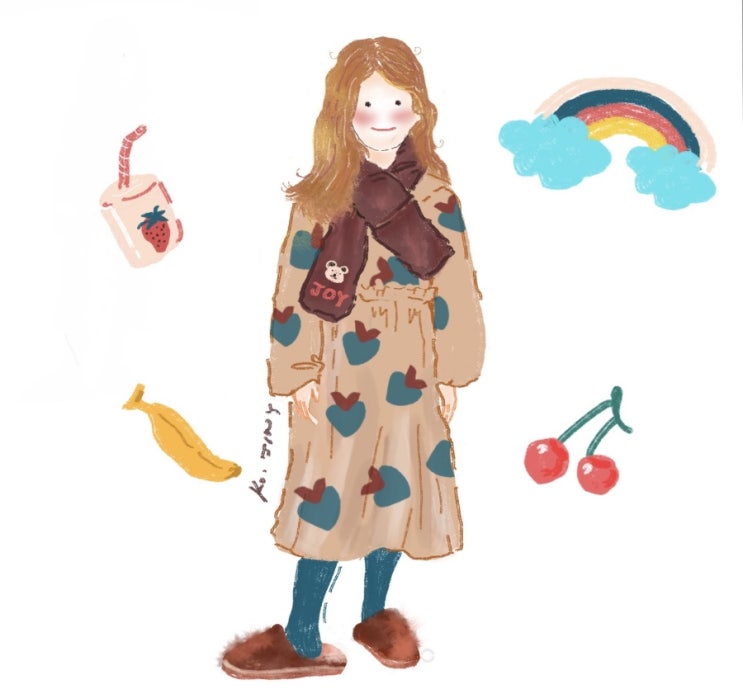 디지털드로잉으로 그린 그림 블로그 프로필 이미지로 변경하기