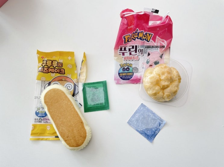  포켓몬빵 푸린의 피치피치슈, 케로로빵 쿠루루의 치즈케이크