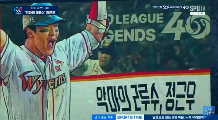  '악마의 2루수' 정근우, KBO 레전드 40인 시상식