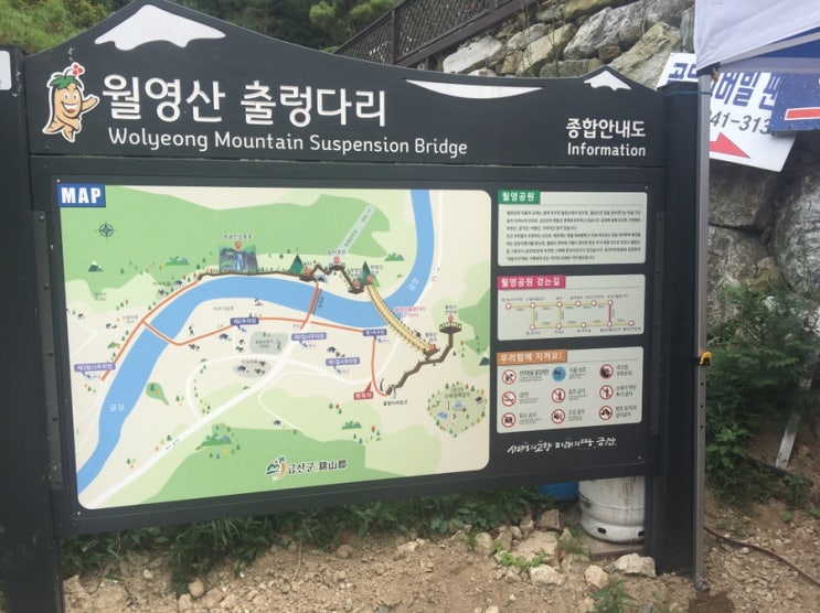 영동 월영산 출렁다리