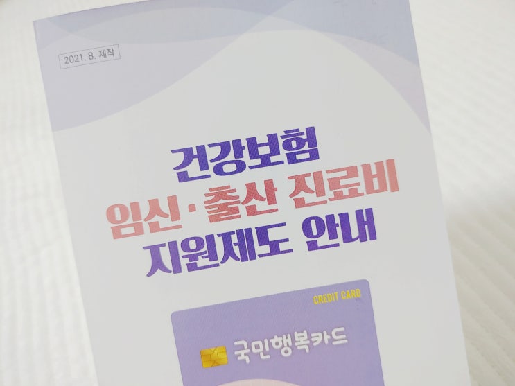  임신바우처 사용처 진료비 및 약제 구입까지