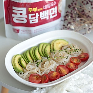청정원 콩담백면 두부면으로 저칼로리 건강한끼 준비해요~
