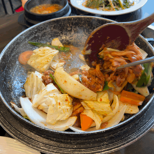  논현역 맛집 신이주신 선물 유황오리 점심특선 만원에 오리 양념불고기 내돈내산