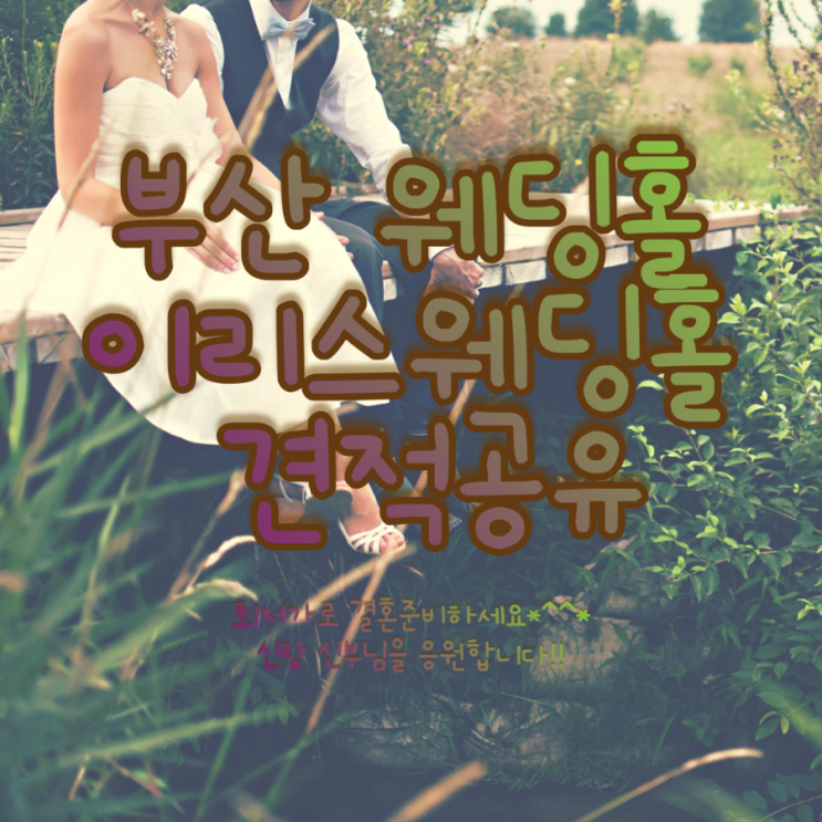  부산 이리스웨딩홀 (소규모홀) 견적공유