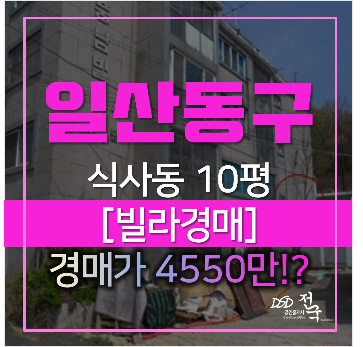 경기 고양시 일산 식사동 풍남빌리지 경매가 4550만원? 경기 고양시 일산 식사동 풍남빌리지 경매가 4550만원?