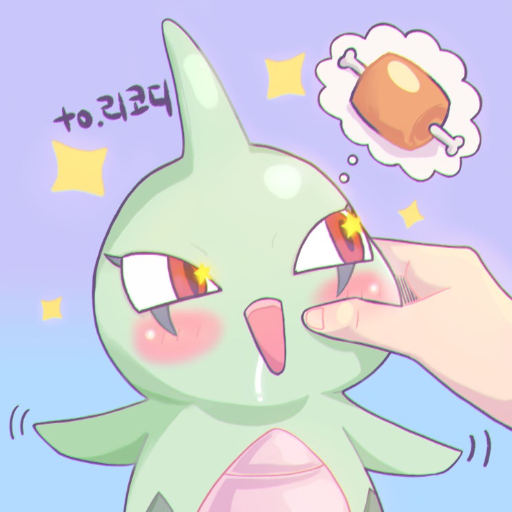  아이패드 그림그리기 , 포켓몬 애버라스 팬아트!