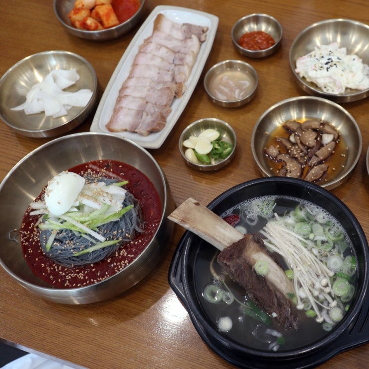  송도맛집 제일면옥 냉면 갈비탕 수육 송도한식 추천해요