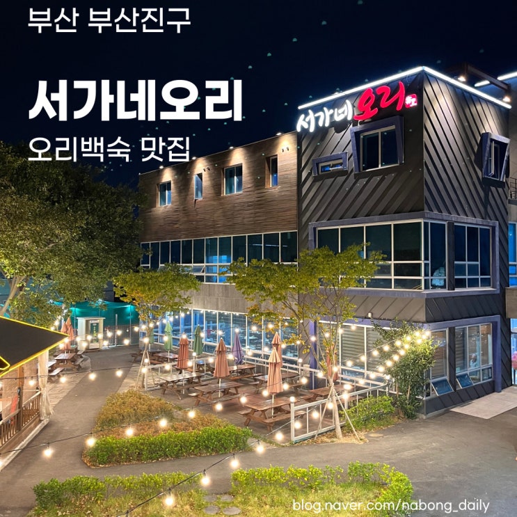  부산백숙맛집, 가야공원 부산오리백숙 서가네오리