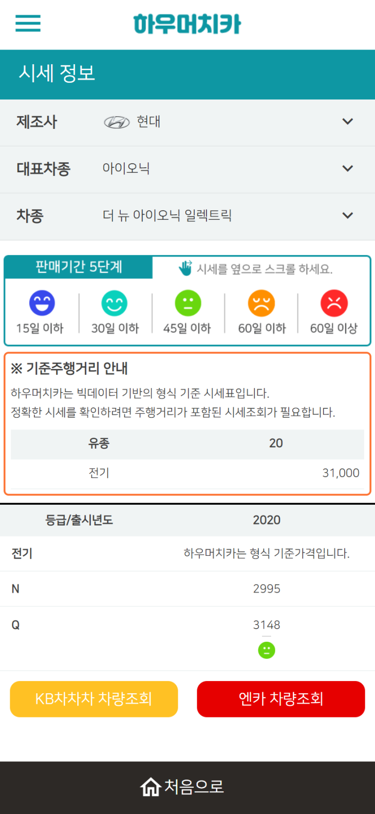 하우머치카 2022년 9월 더 뉴 아이오닉 일렉트릭 중고차시세.가격표 하우머치카 2022년 9월 더 뉴 아이오닉 일렉트릭 중고차시세.가격표