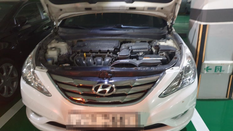  부산 YF소나타 배터리 로케트 80L 자동차밧데리로 교체