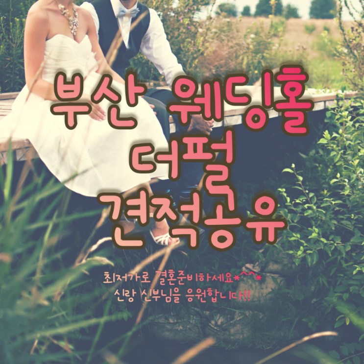  부산 W웨딩 더펄 웨딩홀 견적공유