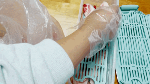  고기보관 생선보관 할 때 나누담 삽겹용기 너무 좋아요!
