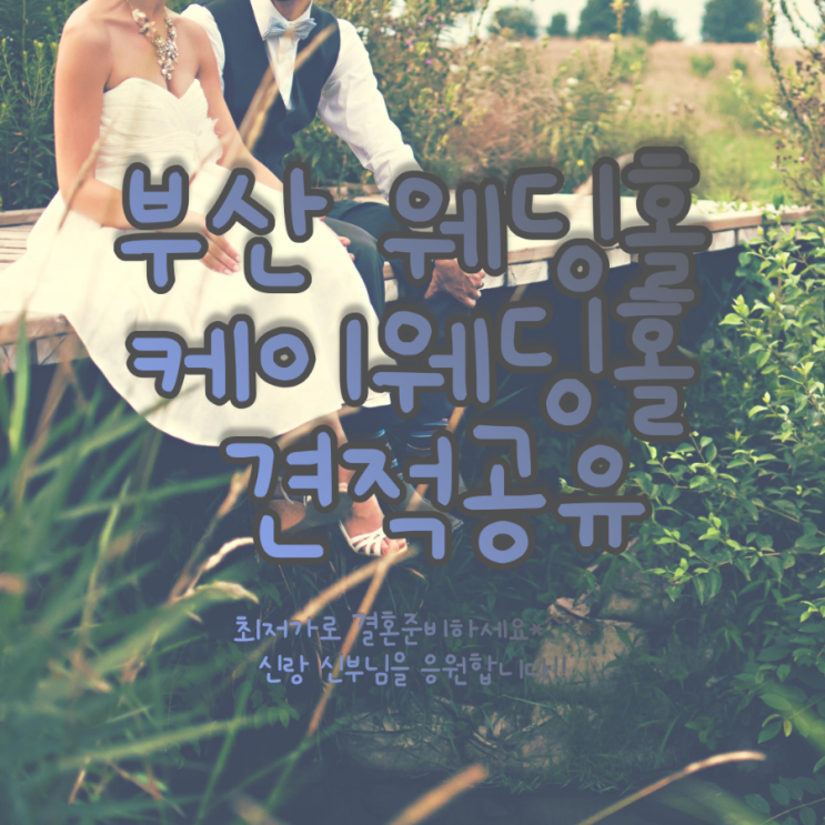  부산 케이웨딩홀 견적공유