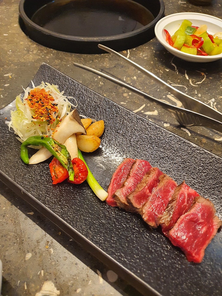  퓨전이 가미된 한우 한식 코스 @모도우 강남N타워