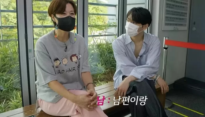 '올해 데뷔 35년 차' 박미선, 아들뻘 남자 펜타곤 키노와 화끈한 발언을 서슴지 않아 웃음 유발해 '올해 데뷔 35년 차' 박미선, 아들뻘 남자 펜타곤 키노와 화끈한 발언을 서슴지 않아 웃음 유발해
