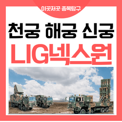  LIG넥스원 주가 관련주 천궁 현궁 신궁