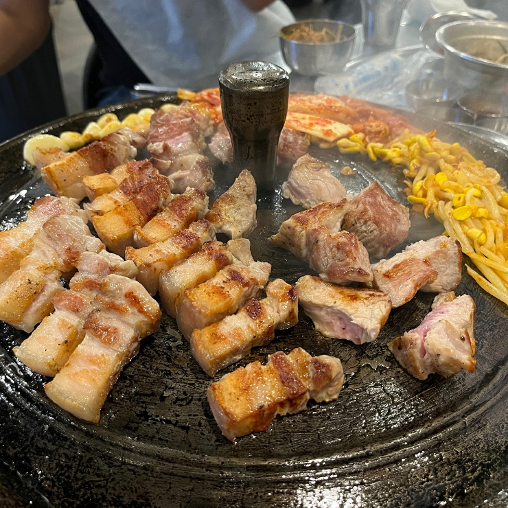  순천 조례동 삼겹살 맛집 목에 기름칠하고 옴 목구멍 고깃집