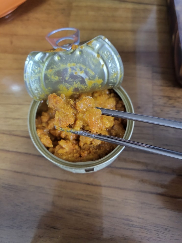  (상품) 바다 내음 물씬 나는 황금 성게 통조림/더 맛있게 먹는 법/칼로리