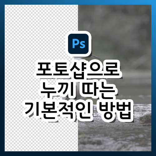  [포토샵 강의] 누끼 따는 가장 기본적인 방법