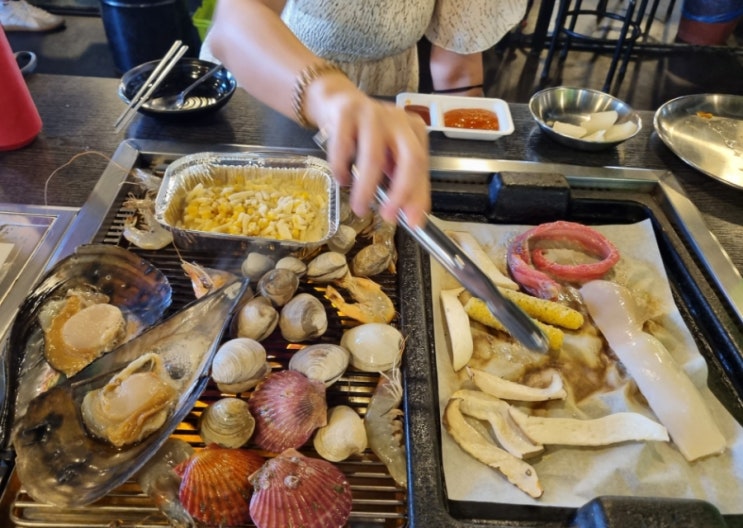  일산 조개구이 조개찜 무한리필 맛집, 고기와 해산물을 동시에 먹는 왕십리 조개창고