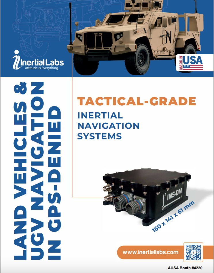  [소식] 미국 Inertial Labs사, 미국 AUSA 전시회 참가 및 INS-DM 전세계 2,500대 공급!(수정-22.09.30)