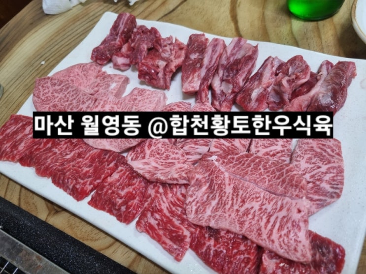  마산 월영동 합천황토한우식육식당  소고기 후기 !