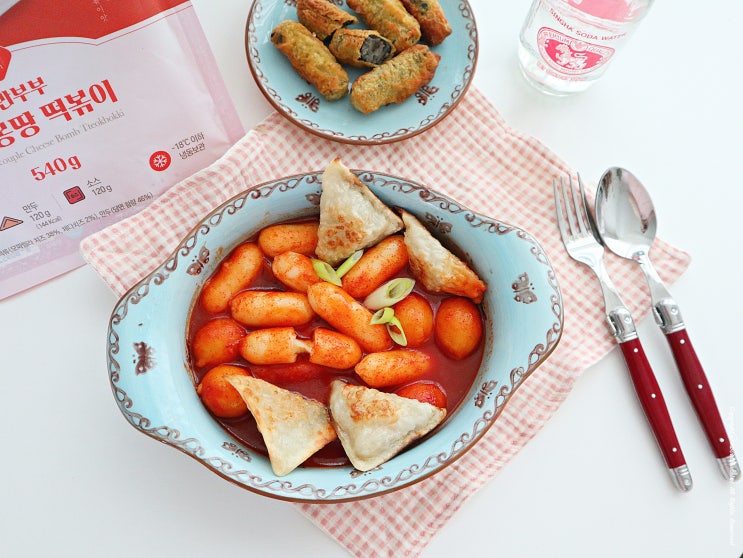  떡볶이밀키트 낭만부부 치즈몽땅떡볶이 간식, 캠핑요리에 딱!