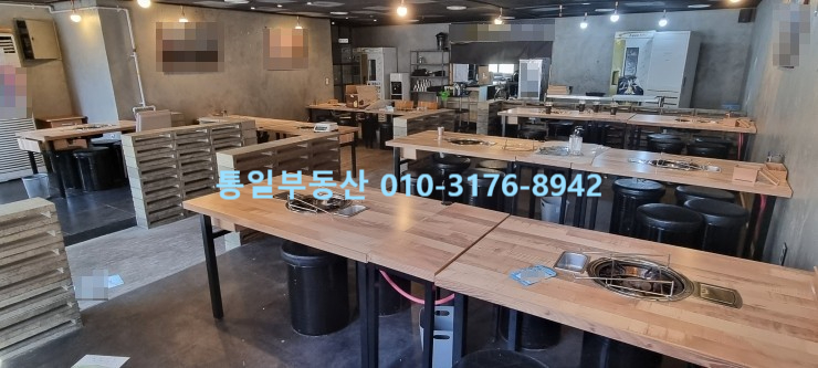  합성동 음식점, 식당, 갈비집 상가임대- 중심가 1층 131(40) 보3500/월130만
