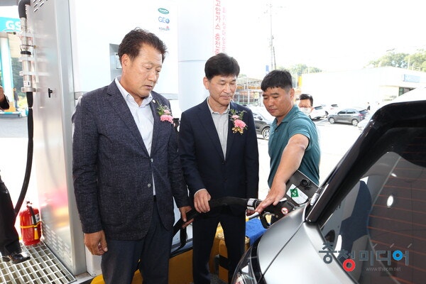  진천군, 진천IC 인근 제1호 수소충전소 준공