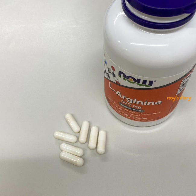 내돈내산 나우푸드 L-아르기닌 500mg 체력관리 영양제, 효능, 섭취방법, 구매가격, 부작용