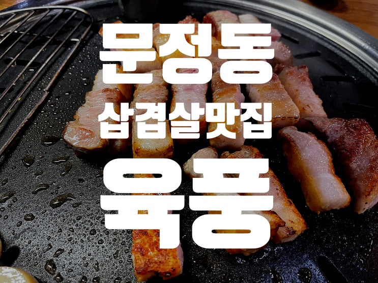  [문정맛집] 문정동 생고기 맛집 육풍 문정동회식