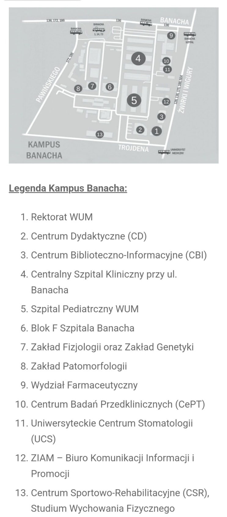  [바르샤바 의대생] 학교 수업 잘 찾아 들을수 있을까... (feat. Map of Warsaw medical university)