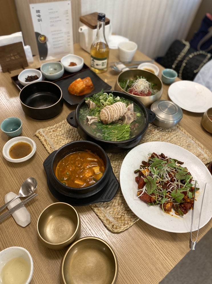 [서울 곰탕 맛집] 미경산 한우 전통주 여의도 룸식당 : 한암동 여의도점