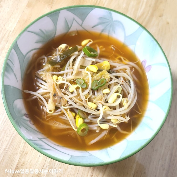 김치 콩나물국 끓이는 법~콩나물국 영양성분,칼로리