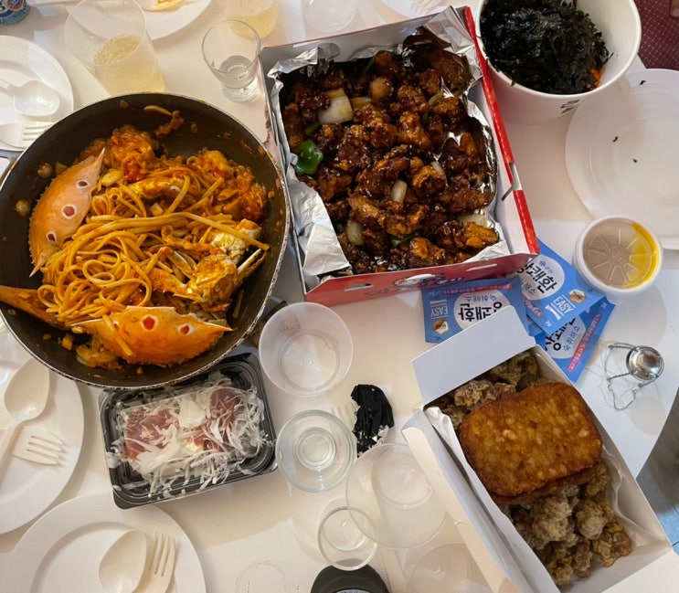  서대문구, 마포구 배달 맛집) 내돈내산 마포깐풍기신촌본점, 회사랑