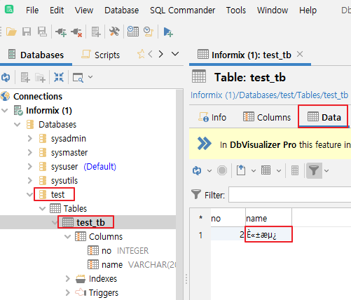  [설정] Informix DB 한글 깨짐 현상(+인코딩 설명)