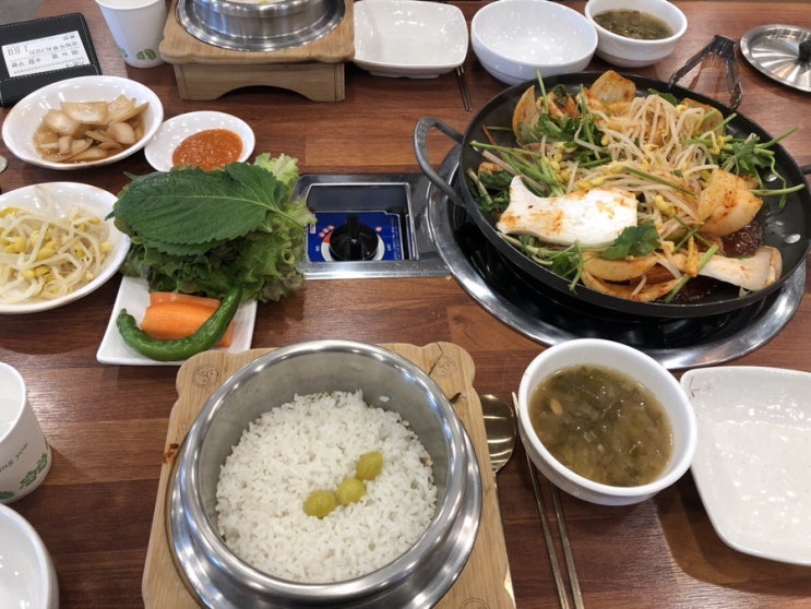  철원 오대쌀 갓지은 솥밥 우리 동네 두루치기 맛집