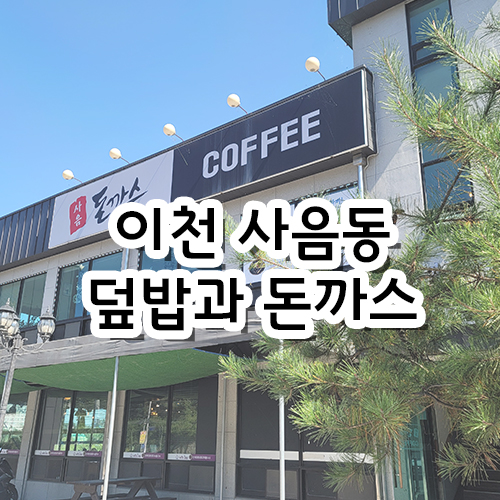  [리뷰] 이천 사음동 덮밥과 돈까스
