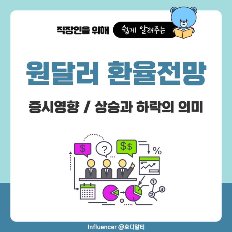  원달러 환율 전망과 증시에 미치는 영향 (ft.상승과 하락의 이해)