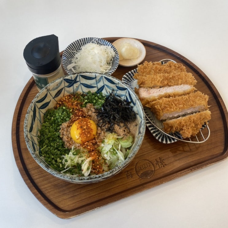  [부산대] 백소정 ; 마제소바+돈카츠 세트메뉴