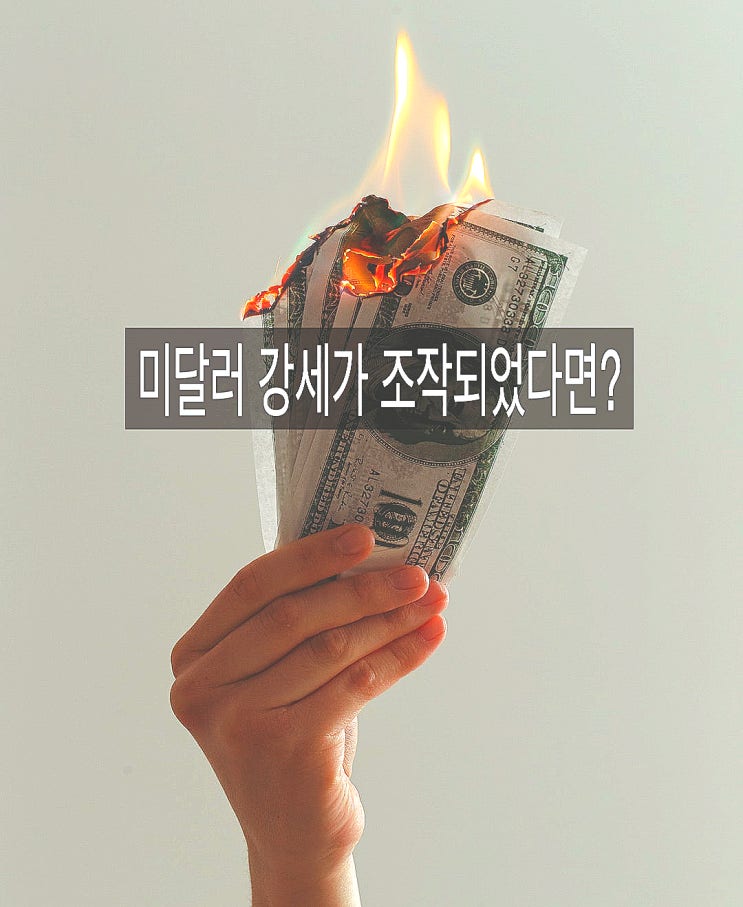  미국금리인상 미달러강세 현물 하락, 미달러 강세가 조작되었다면?