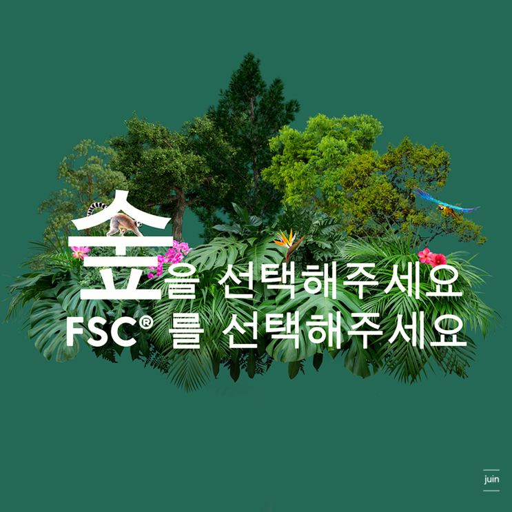 FSC인증제품으로 FSC 포레스트 위크에 동참해봐요