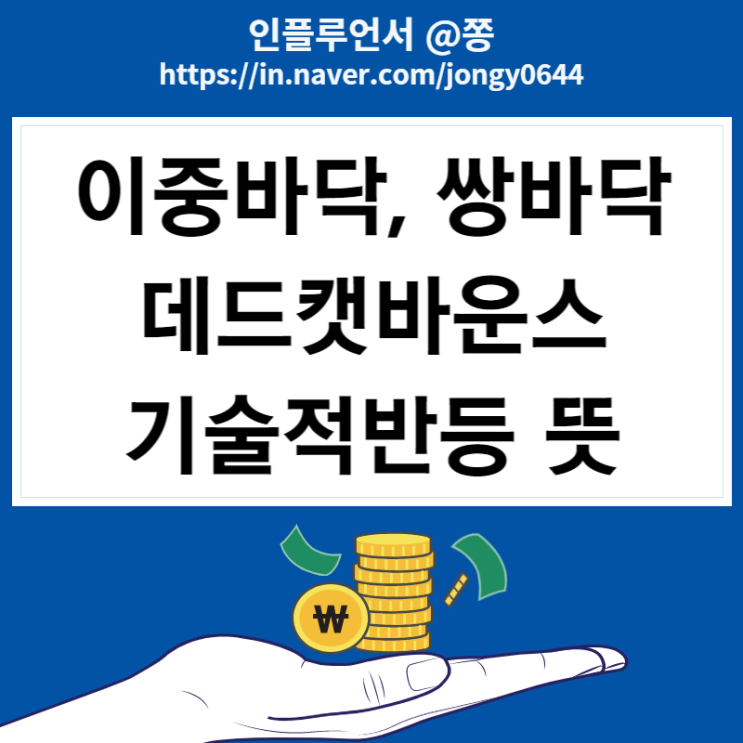 주식용어 나스닥 기술적반등 데드캣 바운스 뜻 의미 (쌍바닥 이중바닥 차트 보는법)