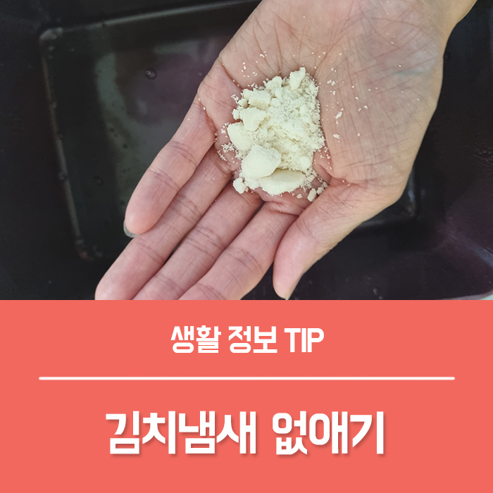  김치통 냄새제거 반찬통 김치냄새 이렇게만 하세요!