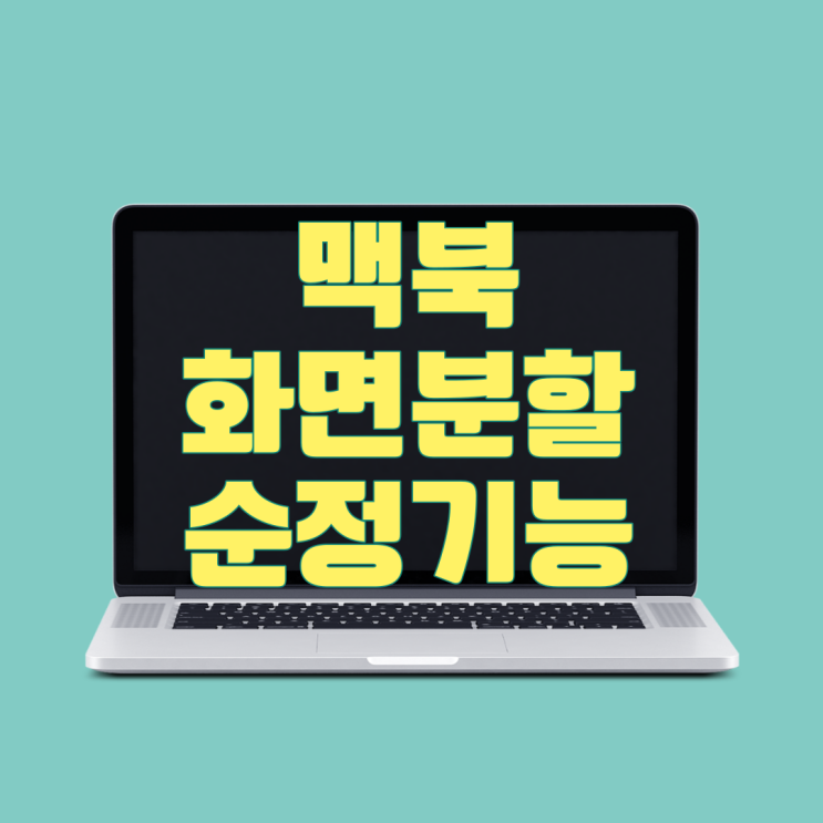  맥북 화면 분할의 끝은 순정 기능이라고?