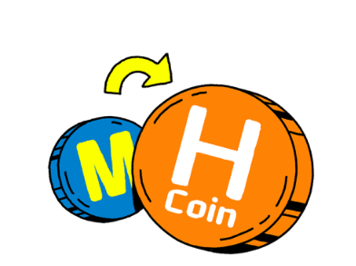 현대카드 M 포인트를 H-coin을 이용해 현금화 하는 방법